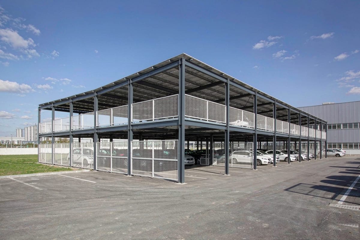 Steel structure carport