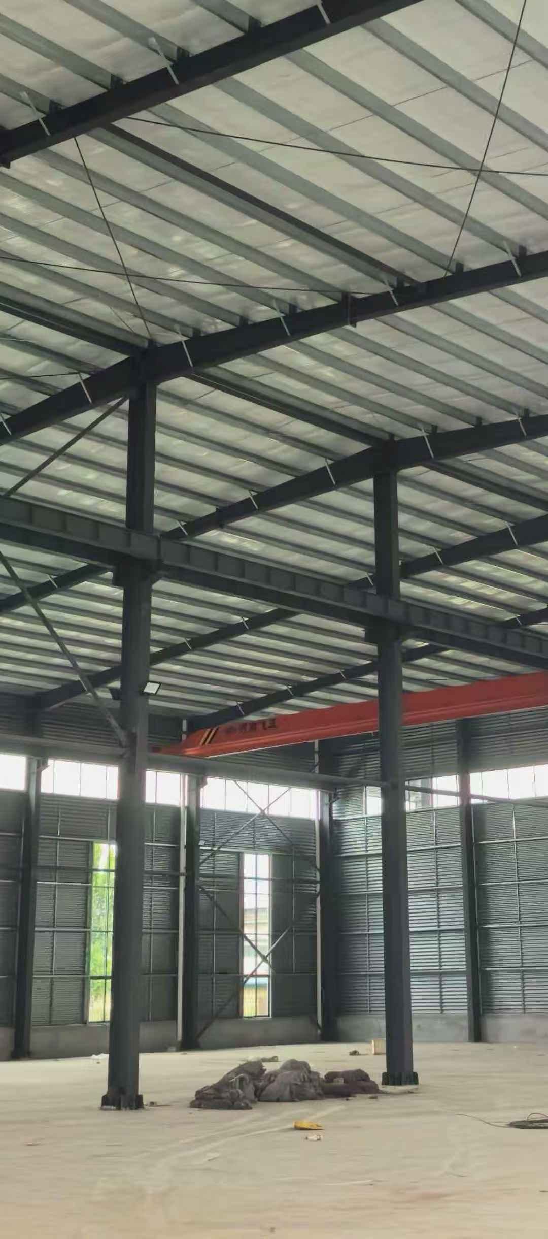 Actual project: column base and roof structure